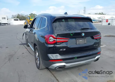 2023 BMW X3 xDrive30I z USA, uszkodzony, nr VIN 5UX53DP06P9P74025